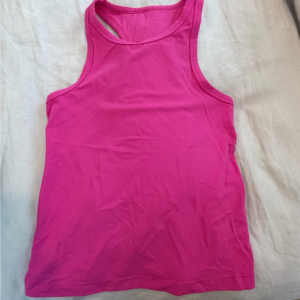 Lululemon Athletica Vibrant Pink Tank Top